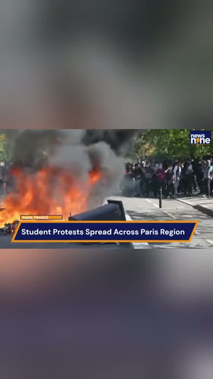 France Student Protests: Tear Gas in Paris as Hundreds of Thousands March
