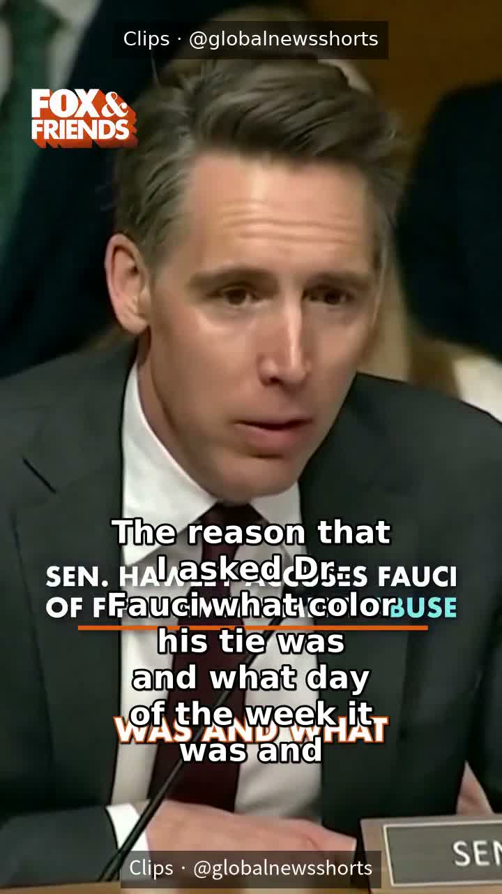 Hawley Grills Fauci on 111 Fifth Amendment Invocations
